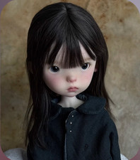 Bambola BJD 1/6 bambina Landoudou con trucco viso occhi resina figure giocattolo regali natale
