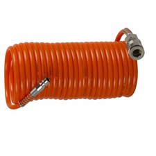 TUBO ARIA COMPRESSA SPIRALE FLESSIBILE PER COMPRESSORE 15 METRI RACCORDO