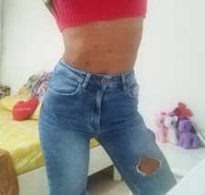 Jeans Donna vita Alta Skinny