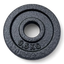 Disco Ghisa Nero 0,5 Kg Foro