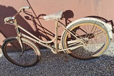 Bicicletta Freni A Bacchetta Epoca Vintage Romolo Lazzaretti Ruote In Legno