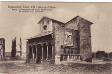 #ROMA: ESPOSIZIONE ETNOGRAFICA1911- PADIGLIONE ASSISI -IL PORTICHETTO..