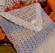 Cover Book Copertina Custodia Borsetta Borsa Fatta a Mano In 100% Cotone 20x15Cm