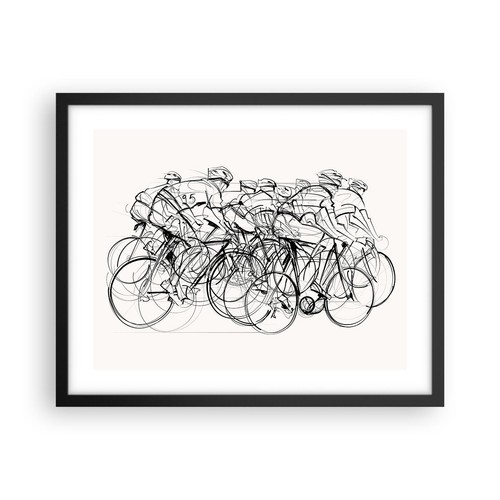 Poster 50x40cm bici corsa