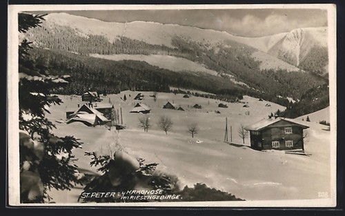 Cartolina san pietro monti - cartolina,