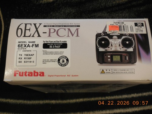 Futaba 6ex pcm radio set - 6ex-pcm,