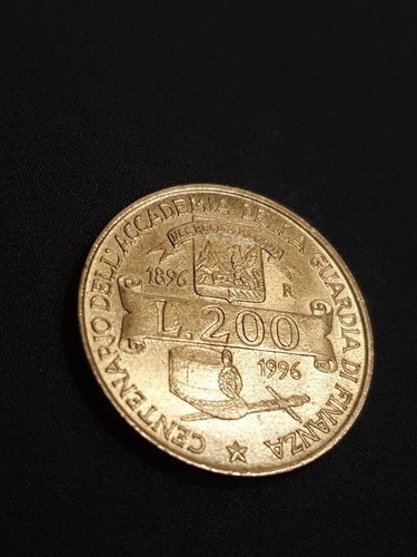 Moneta 200 lire - moneta,