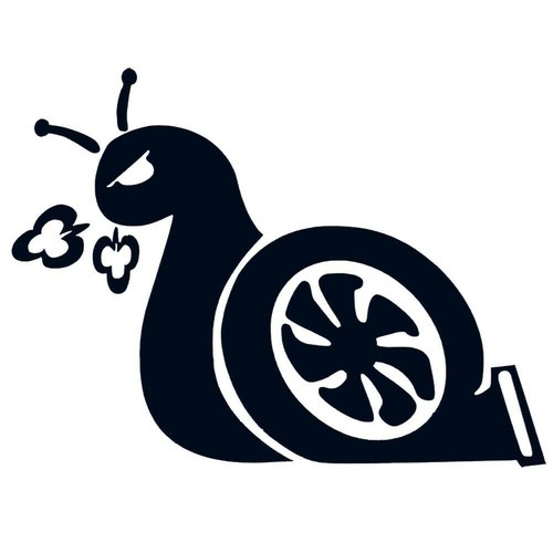 Adesivo lumaca turbo moto - adesivo,