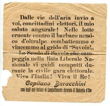 1917 - Volantino stampa