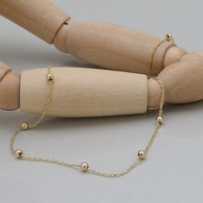 Collana oro catenina ancora