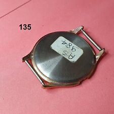 Cassa orologio polso 34 mm cal.  AS 984 watch case back stainless steel vintage