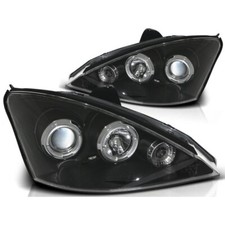 Fari Angel Eyes LED Nero per