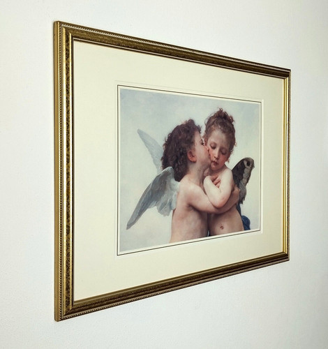 Quadro moderno angeli bacio - moderno,