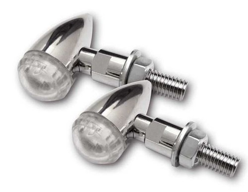 Frecce moto led cromate - a,