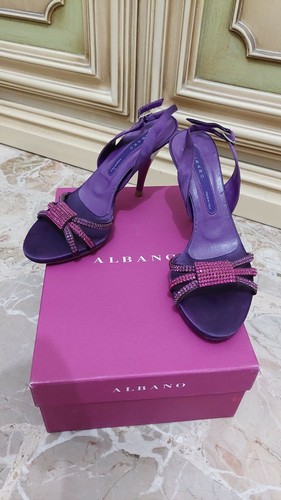 Albano sandalo gioiello viola