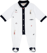 Tutina Con Apertura Frontale Pigiamino per Bambino E Neonato Bimbo 0-24 (Pacco D