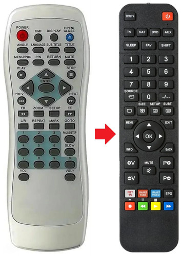 Telecomando adatto per - , dikom