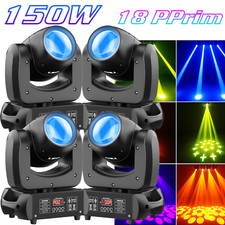 18Prism Moving Head Light RGBW Beam 8 Pattern DMX Disco Club LED Stage Lighting