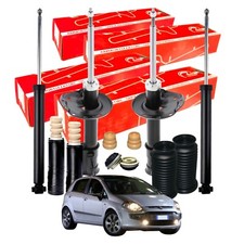 KIT 4 AMMORTIZZATORI FIAT GRANDE PUNTO EVO 199 + SUPPORTI TAMPONI TUTTI MODELLI