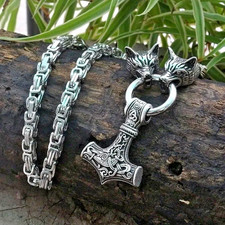 Collana Viking Mjolnir
