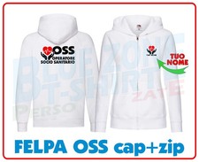 Felpa OSS Cappuccio Zip