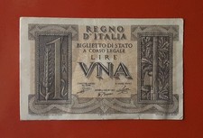 BANCONOTA 1 LIRA 14-11-1939
