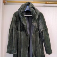 Cappotto lungo in pelliccia di