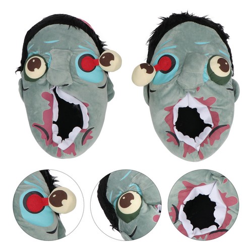 Pantofole zombie cotone - in,