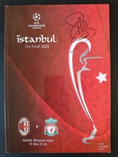 Programma ufficiale Champions League Final Instanbul 2005 Milan Liverpool