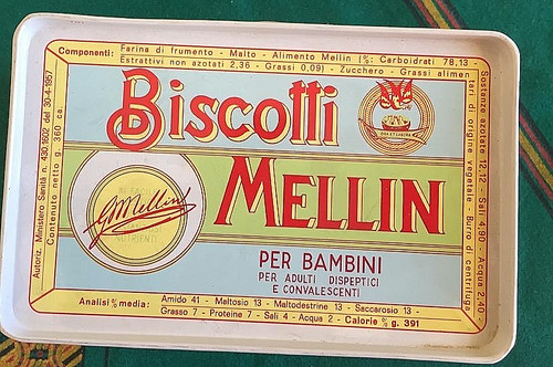 Scatola latta biscotti - biscotti, mellin