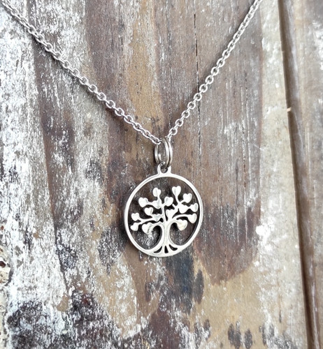 Collana girocollo acciaio - in,