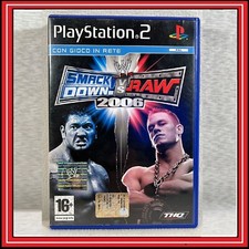 Smackdown vs Raw 2006 Wrestling per PS2 Sony Playstation 2 COMPLETO in Italiano