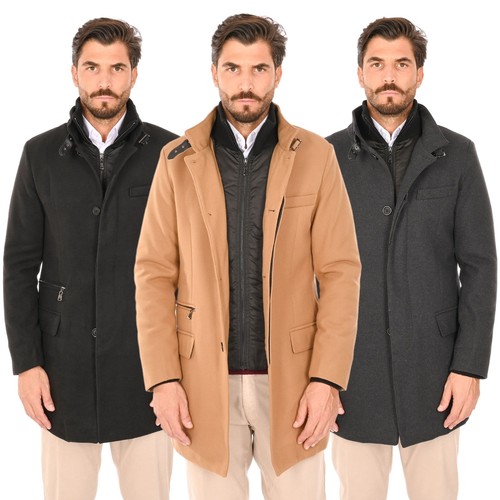 Cappotto uomo invernale slim - cappotto,
