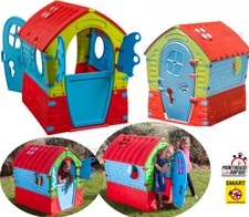 Casetta per Bambini da Giardino Casetta Gioco Interno Esterno Montaggio Rapido