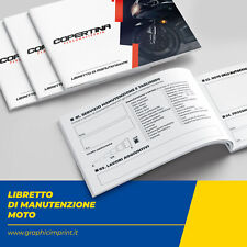 Scheda Libretto di Manutenzione Tagliando per Auto e Moto Officina Meccatronica