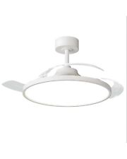 VENTILATORE DA SOFFITTO CON LUCE PALE SCOMPARSA 40W LAMPADARIO SOSPENSIONE