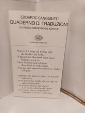 Quaderno Di Traduzioni