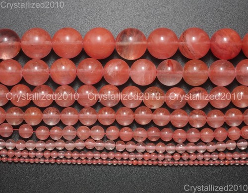Quarzo ciliegio rosso - , naturale