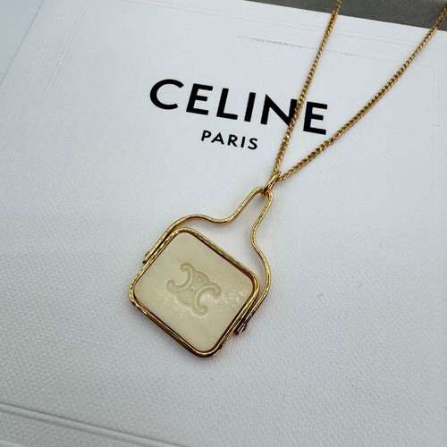 Collana celine trionfo logo - celine,