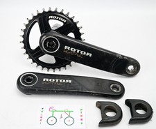 Guarnitura Rotore Kapic Carbonio 170mm con Anello Catena 32t 135mm Asse Mountain Bike