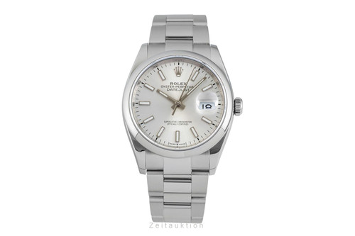 Rolex datejust silver dial - 36,