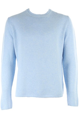 Maglione uomo cashmere blu - maglione,