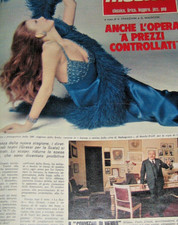 RITAGLIO Clip Inserto musica con foto Milva canta alla Scala PFM anni 70 vintage