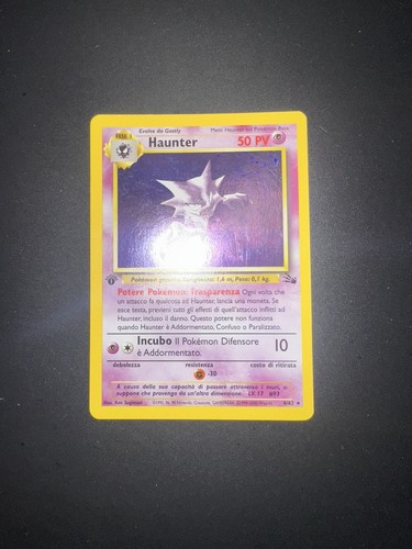Carta pokemon haunter - carta,
