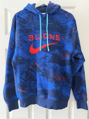 Felpa con cappuccio blu nike - blu,