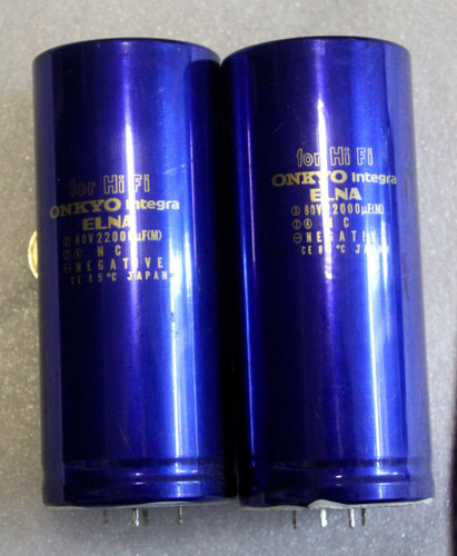 2pcs capacitors coppia - capacitors,