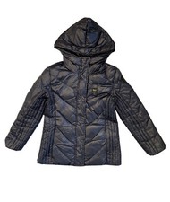 BLAUER GIUBBOTTO CON CAPPUCCIO BAMBINA GIRL JACKET JHF693