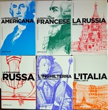 Libro ( 6 ) La rivoluzione Americana/Francese/Russa I tudor L'italia Russia degl