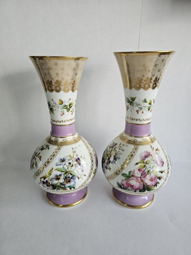 Coppia antichi vasi bulbo - di,