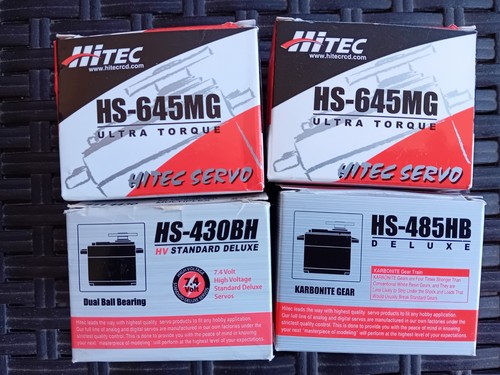 Coppia servo comando hitec - di,